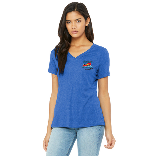 BELLA+CANVAS® Women's Relaxed Triblend V- Neck Tee - BC6415